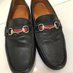 Gucci Loafer Shoes for Men US 9 G Black Leather